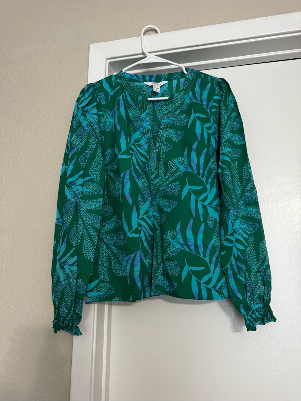 Lilly Pulitzer Fauna Blouse Cotton M